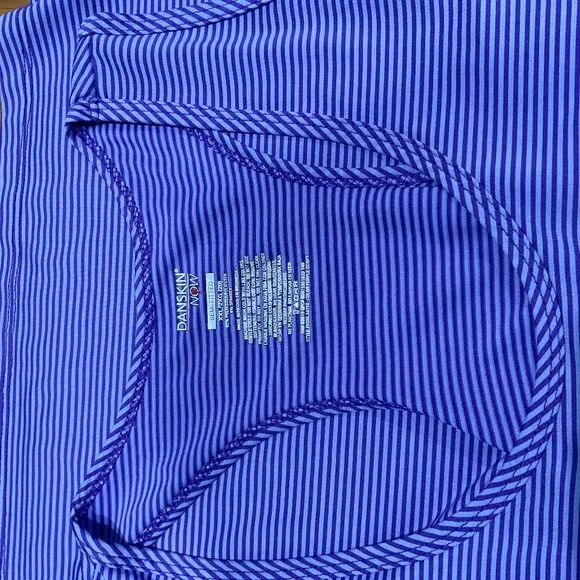 Danskin Now Purple Stripe Racer Back Workout Top, Size XXL, NWOT - Picture 3 of 3